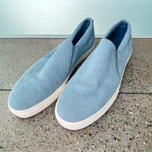 Vince Men’s Fletcher Sneaker Highwater Blue Suede Size 11